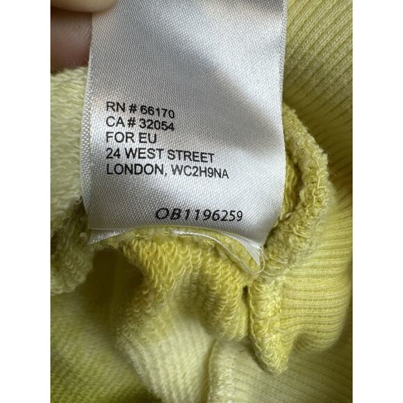 Pilcro And The Letterpress Anthropologie Elayna‎ Sweatshirt Top Yellow Medium - Picture 9 of 12